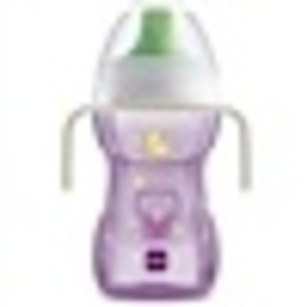 Mam MAM Fun To Drink Cup & Glow with Handles-270ml-Pink
