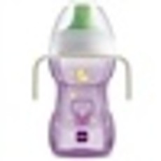 Mam MAM Fun To Drink Cup & Glow with Handles-270ml-Pink