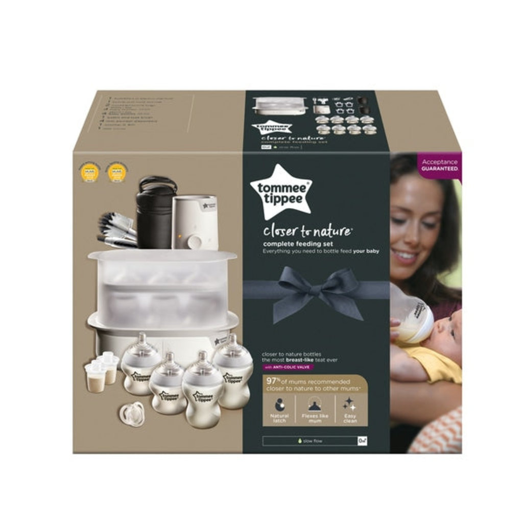 Tommee Tippee Tommee Tippee Closer to Nature Complete Feeding Set - White