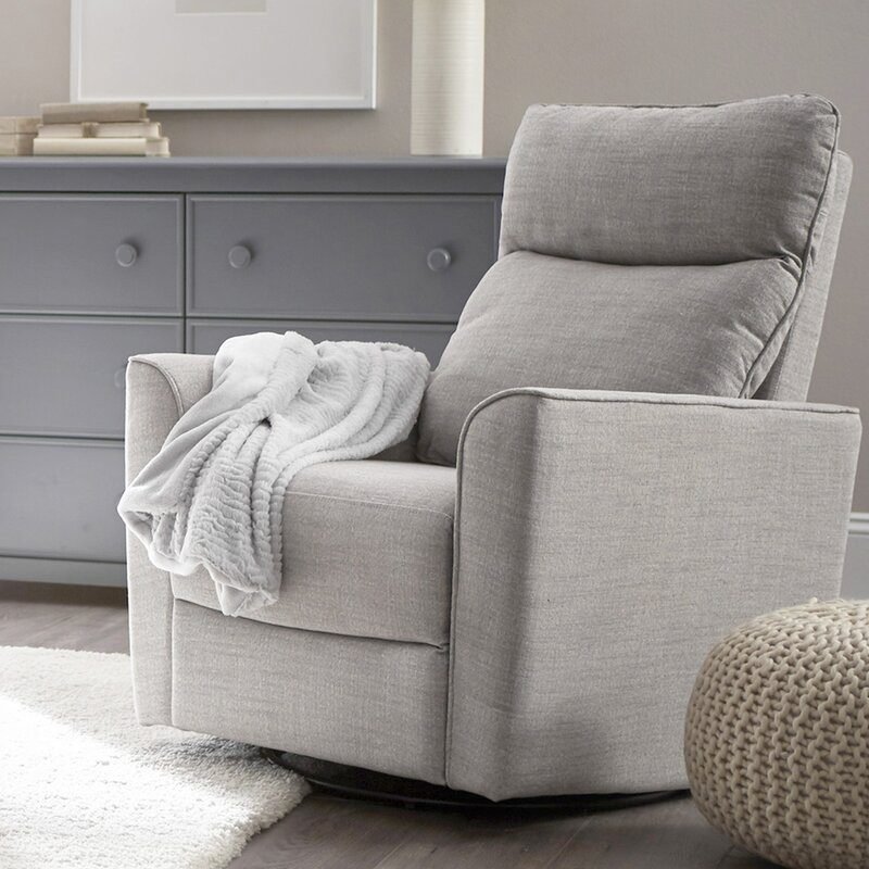 Obaby Obaby Savannah Swivel Glider Recliner Chair Pebble