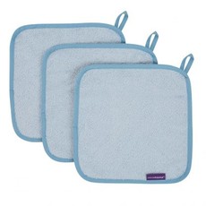 Clevamama Clevamama Bamboo Baby Washcloth Blue