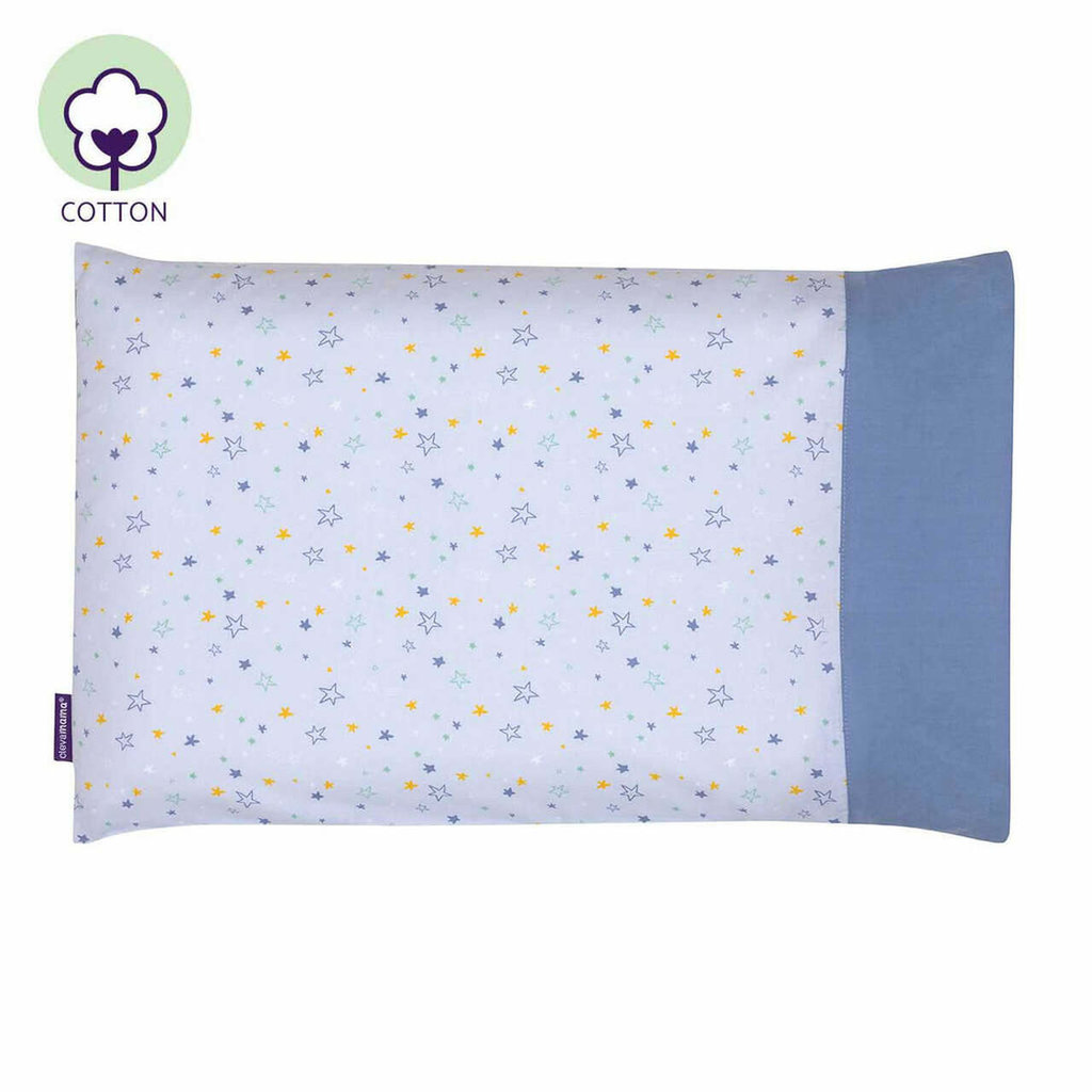 Clevamama Clevamama Toddler Pillowcase Blue