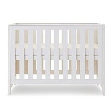 Obaby Obaby Nika Mini 2 Piece White Wash with Under Drawer