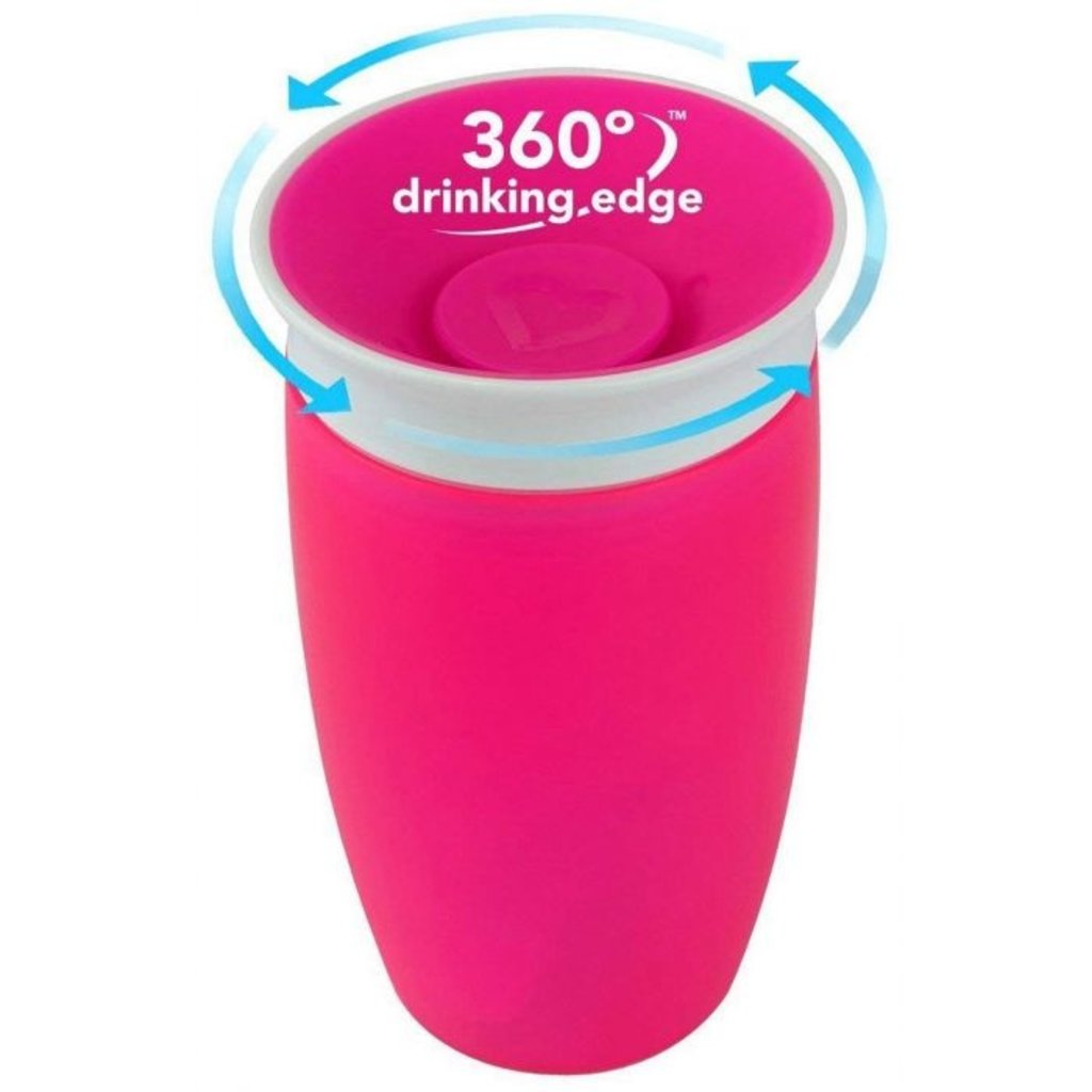 Munchkin Munchkin Miracle 360 Sippy Cup Pink 296ml
