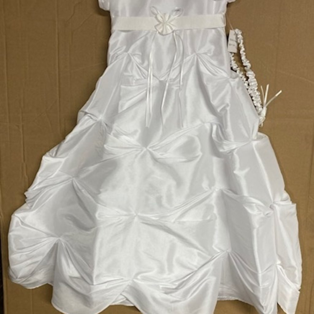 River oak Christening Dress  w Hairband 0-6 m