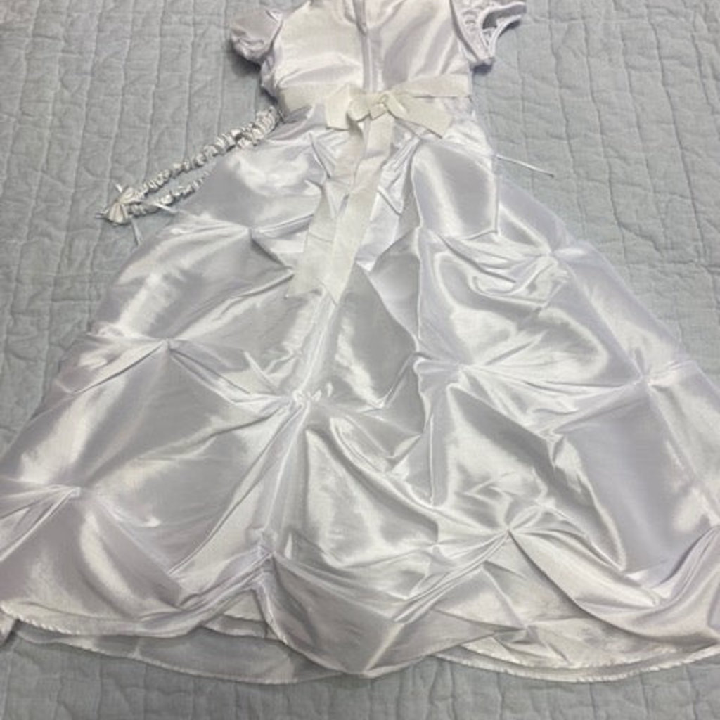 River oak Christening Dress  w Hairband 0-6 m