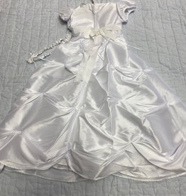 River oak Christening Dress  w Hairband 0-6 m