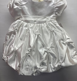 River oak Christening Puffball  Dress 6-12m