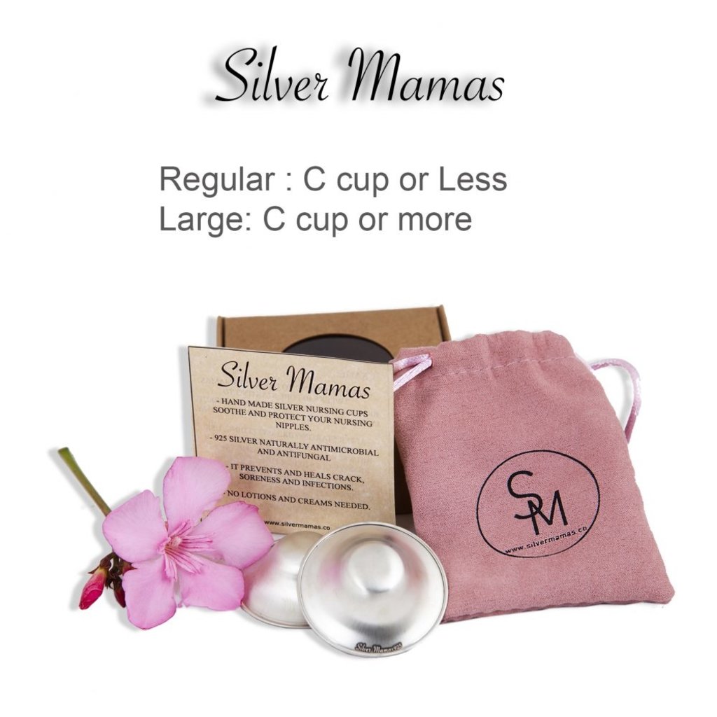 Silver Mamas Silver Nursing Cups Large