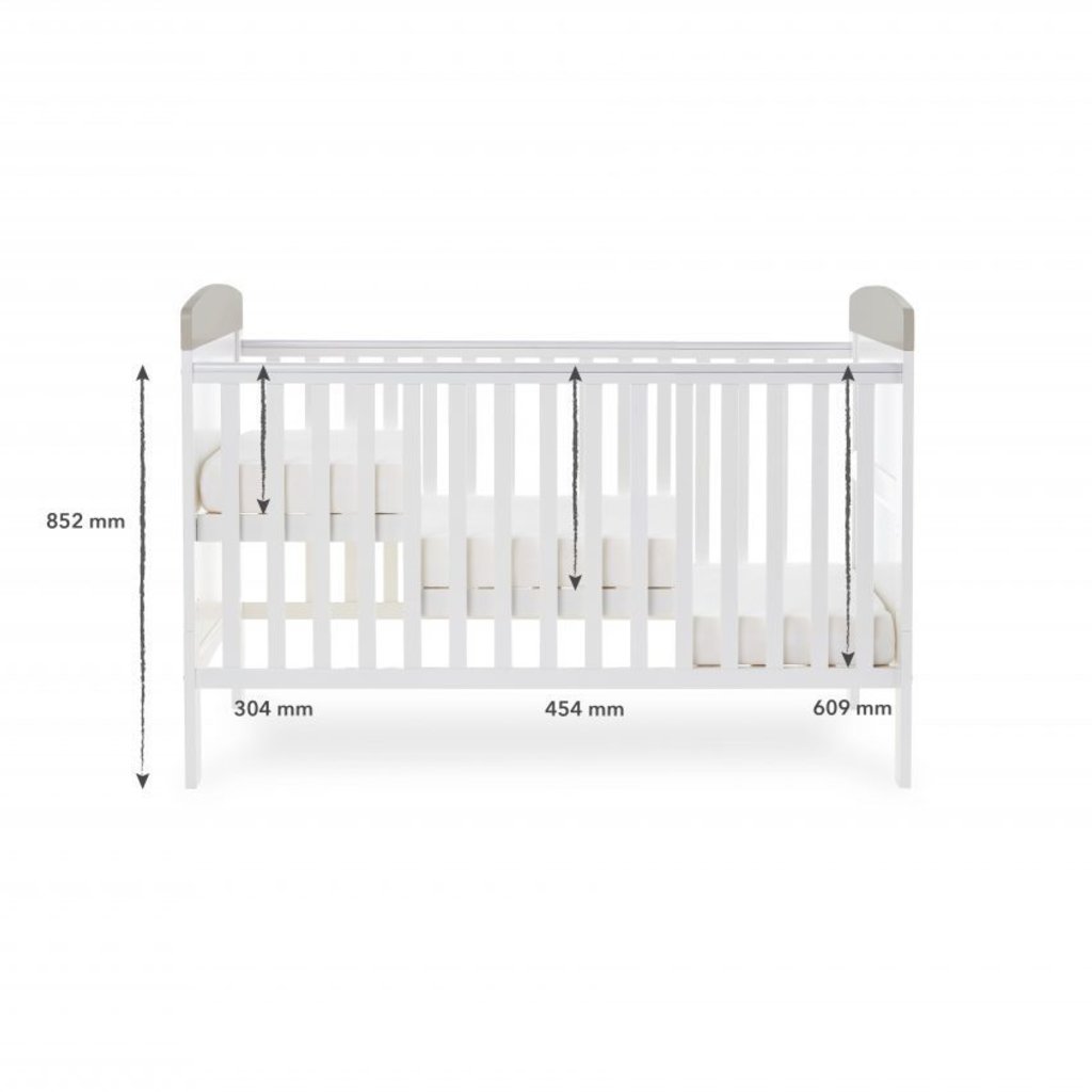 Obaby Grace Inspire Cotbed Guess How Much - To The Moon & Back