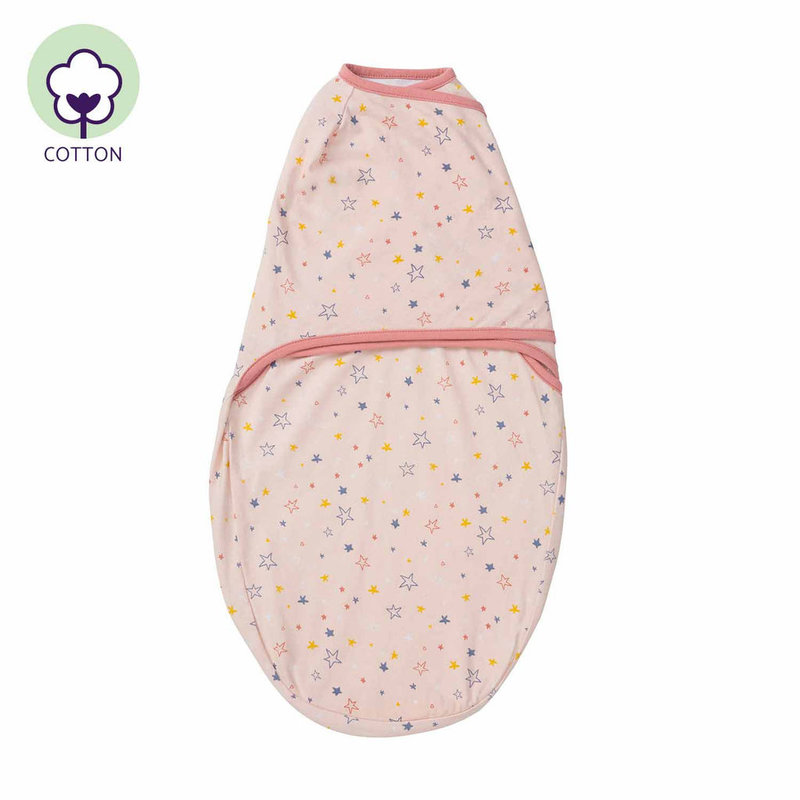 Clevamama Clevamama Swaddle To SleepPink /Coral    0-3m