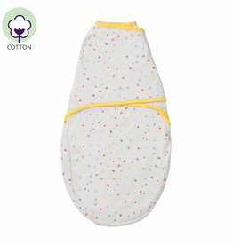 Clevamama Clevamama  Swaddle To Sleep Yellow  0-3mth