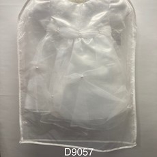 Riveroaks Christening Organza Pearl Gown 12-18m