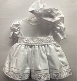 Jaan Christening Gown w Hat 9-12m