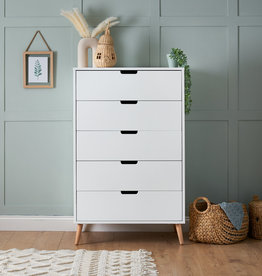 Obaby Obaby Maya Tall Boy - White With Natural