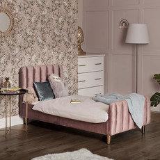 Obaby Obaby Gatsby Velvet Single Bed Pink