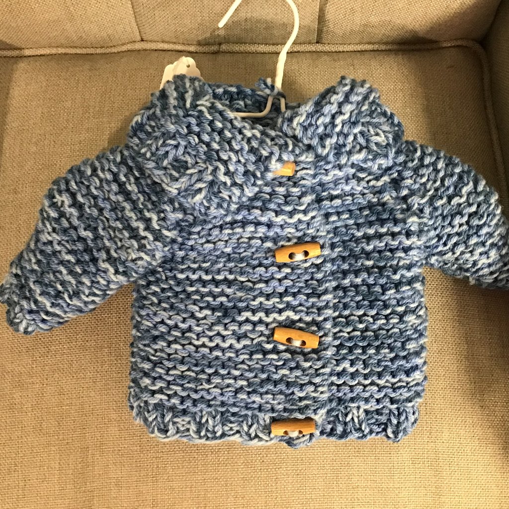 Knitted Cardigan  Patterned-Boys 0-6m