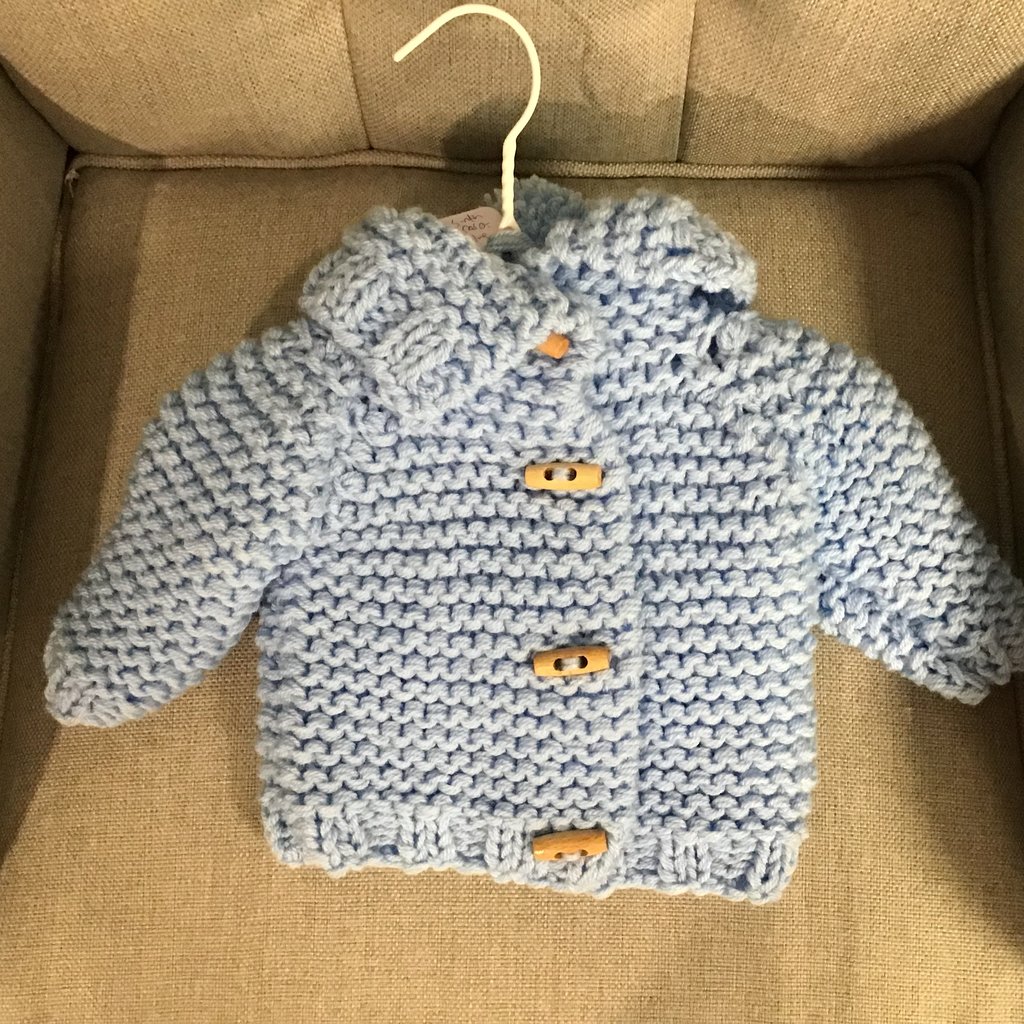 Knitted Cardigan  Patterned-Boys 0-6m