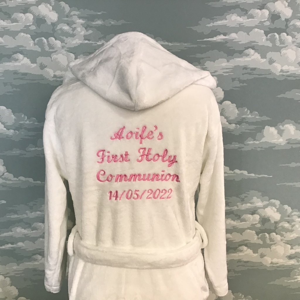 Plush Communion Robe 9-10 years