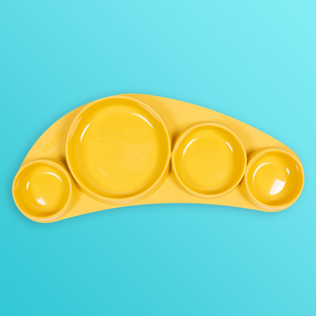 Koo.Di Koo.di Tiny TapasSilicone Feeding Placemat - Buttercup
