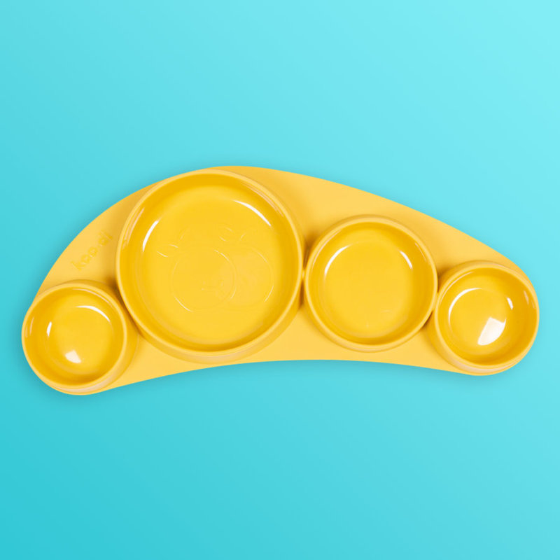 Koo.Di Koo.di Tiny TapasSilicone Feeding Placemat - Buttercup