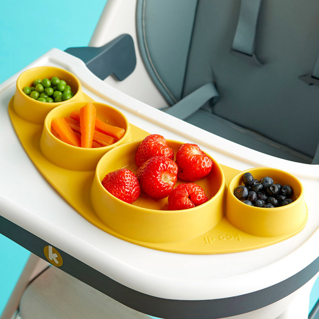 Koo.Di Koo.di Tiny TapasSilicone Feeding Placemat - Buttercup