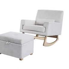 Gaia Serena Nursery Footstool Oatmeal