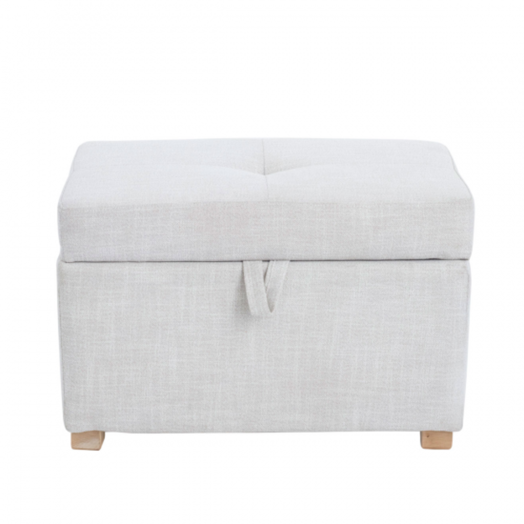 Gaia Serena Nursery Footstool Oatmeal