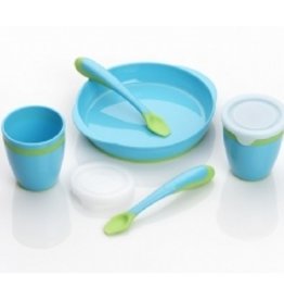 Playgro Playgro Easy Grip Feeding Set Blue 5Pce