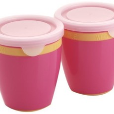 Playgro Playgro Baby Food Pots Pink 4m+