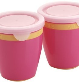 Playgro Playgro Baby Food Pots Pink 4m+