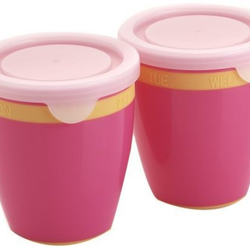 Playgro Playgro Baby Food Pots Pink 4m+