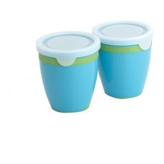 Playgro Playgro Food Pots  Blue 2pc  4m+