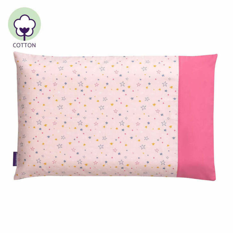 Clevamama Clevamama Clevafoam Baby Pillow Case Pink