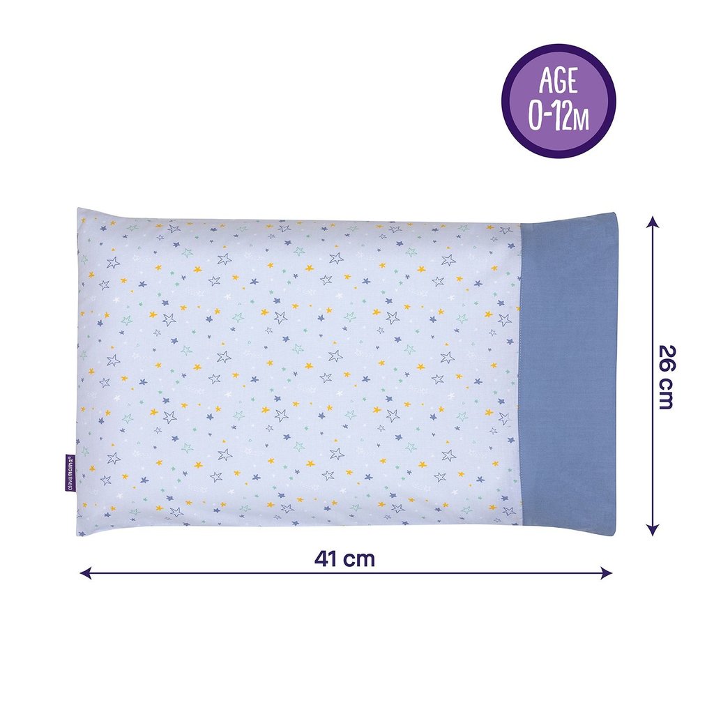 Clevamama Clevamama Clevafoam  Baby Pillow Case Blue