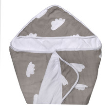 Rain+Conker Rain+Conker Double Layer Hooded Towel - Cloud
