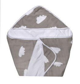 Rain+Conker Rain+Conker Double Layer Hooded Towel - Cloud