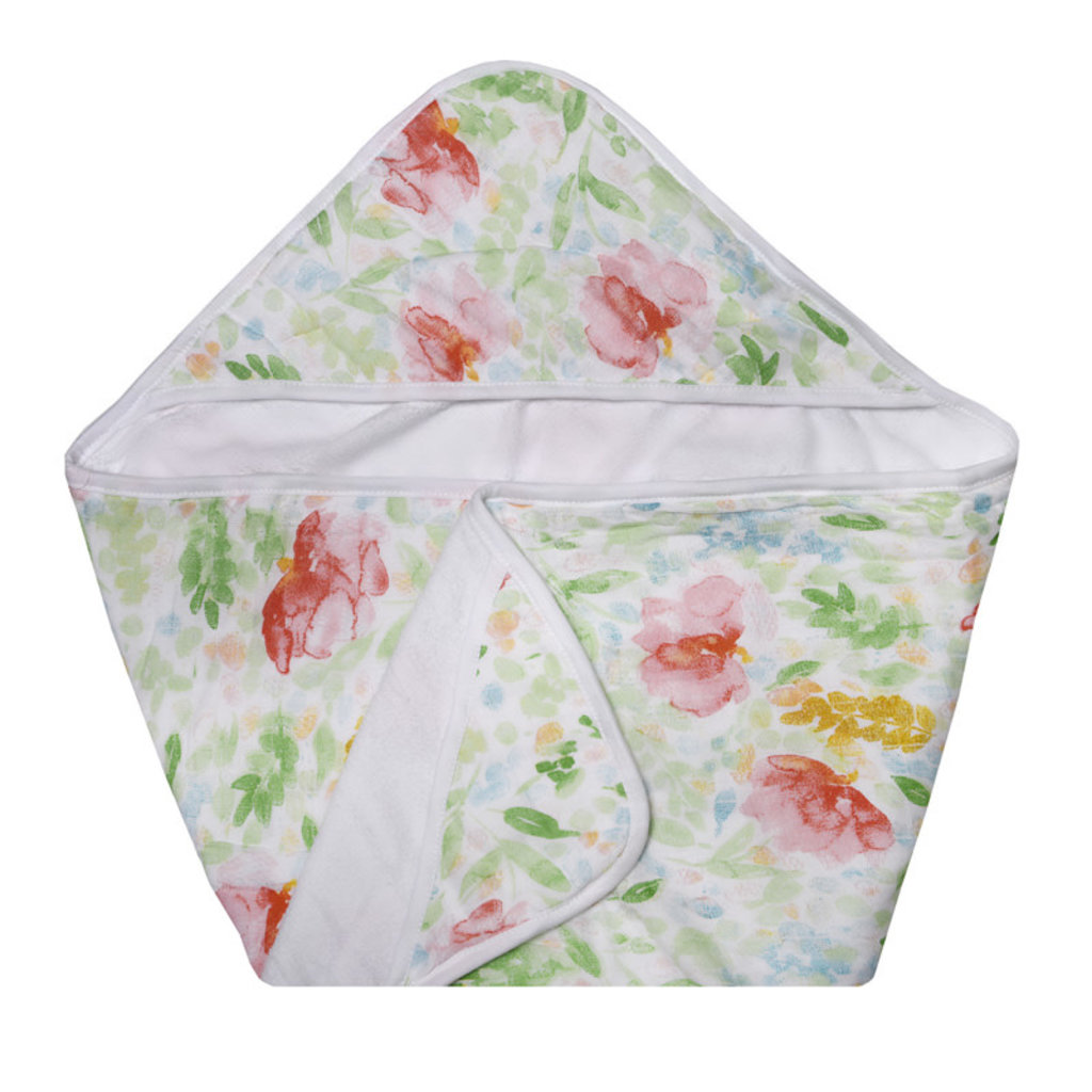 Rain+Conker Rain+Conker Double Layer Hooded Towel - Summer Bloom