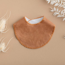 Rain+Conker Rain+Conker Camel Frill Edge Bib