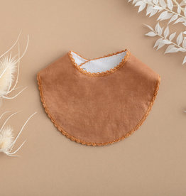 Rain+Conker Rain+Conker Camel Frill Edge Bib