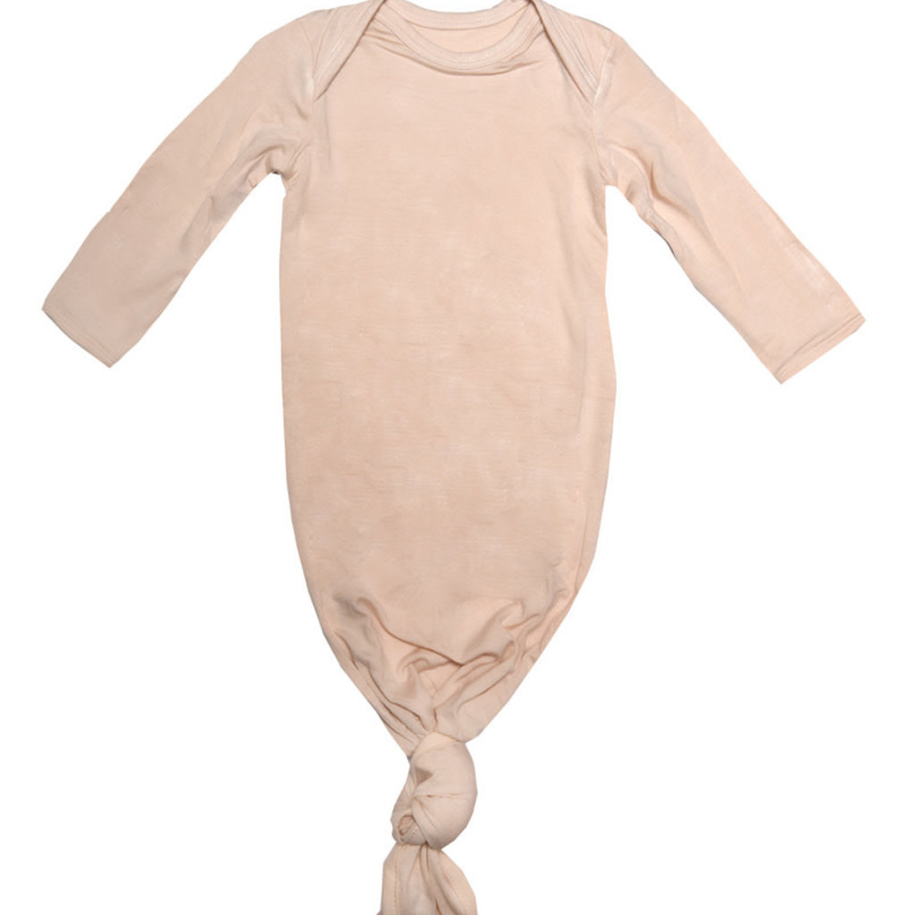 Rain+Conker Rain+Conker Newborn Knotted Sleep Gown: Blush