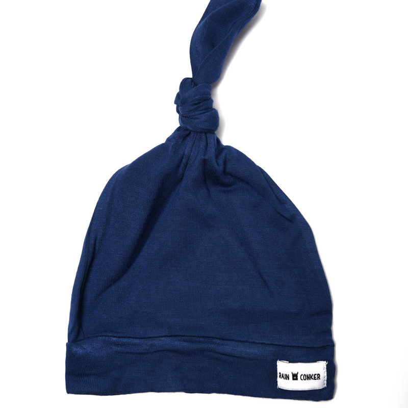Rain+Conker Rain+Conker Top Knot Stretchy Hat - Indigo