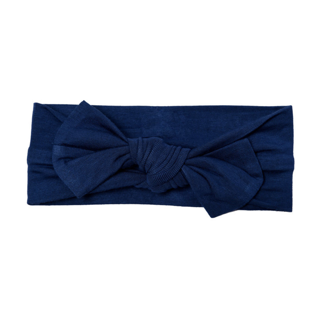 Rain+Conker Rain+Conker Knotted Bow- Indigo