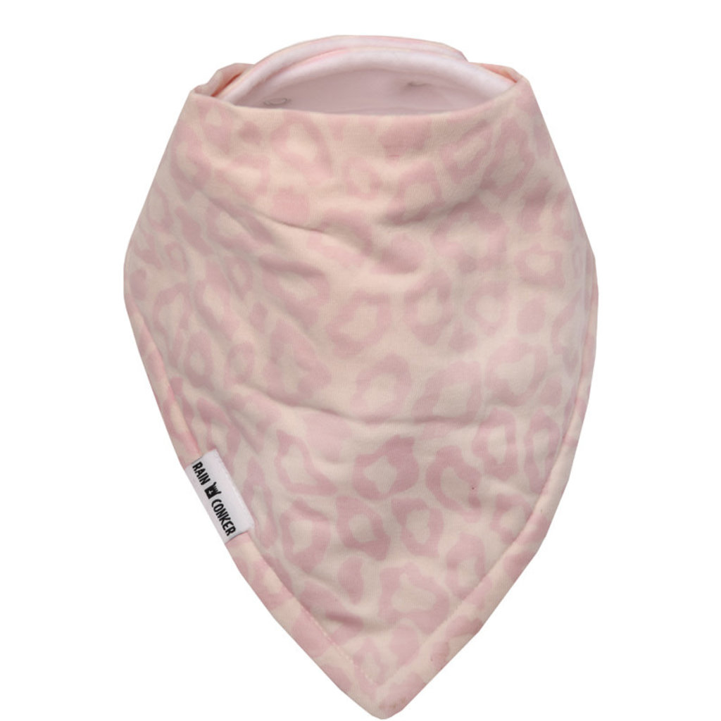 Rain+Conker Rain+Conker Blush Leopard Bandana Bib