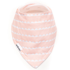 Rain+Conker Rain+Conker Peach Scallops Bandana Bib