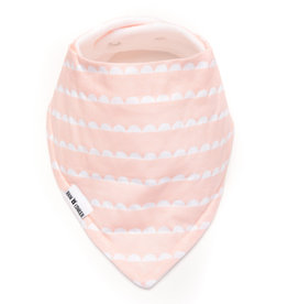 Rain+Conker Rain+Conker Peach Scallops Bandana Bib