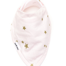 Rain+Conker Rain+Conker Blush  Gold Stars Bandana Bib