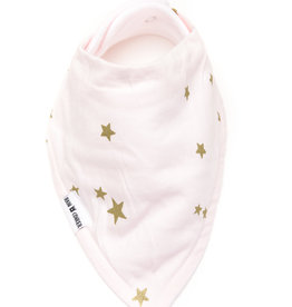Rain+Conker Rain+Conker Blush  Gold Stars Bandana Bib