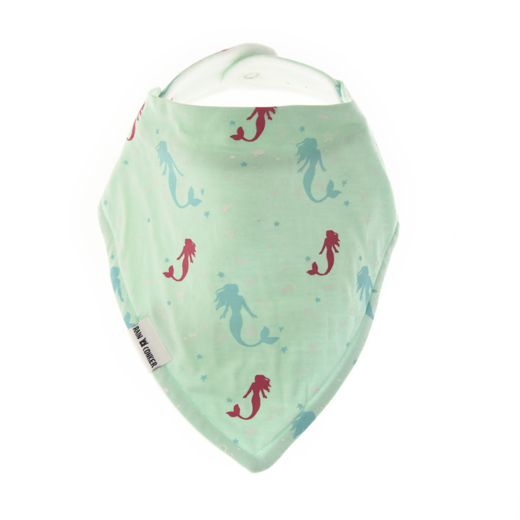 Rain+Conker Rain+Conker Mermaids Bandana Bib (Aqua)