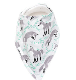 Rain+Conker Rain+Conker Mint Fox Bandana Bib